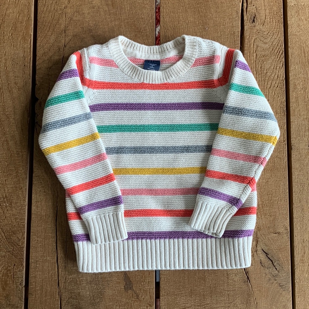 Baby Gap 4T multicolor striped sweater
